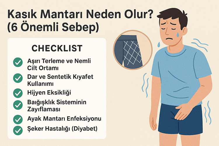 Kasık Mantarı Neden Olur